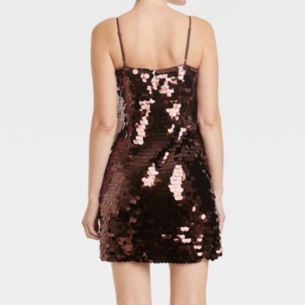 a new day Brown Sequin Mini Dress - Picture 2 of 7